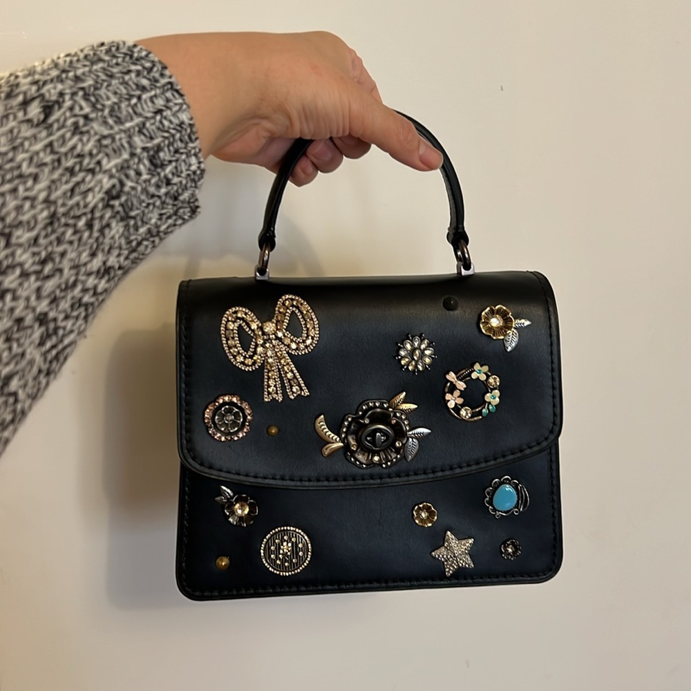 Coach top handle with charm an jewel bag - Picture 11 of 12
